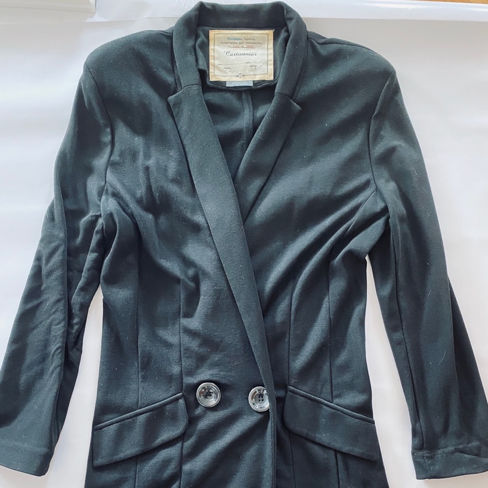 Cartonnier Long Black Blazer